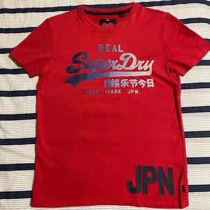 Superdry Red T-shirt Size Medium